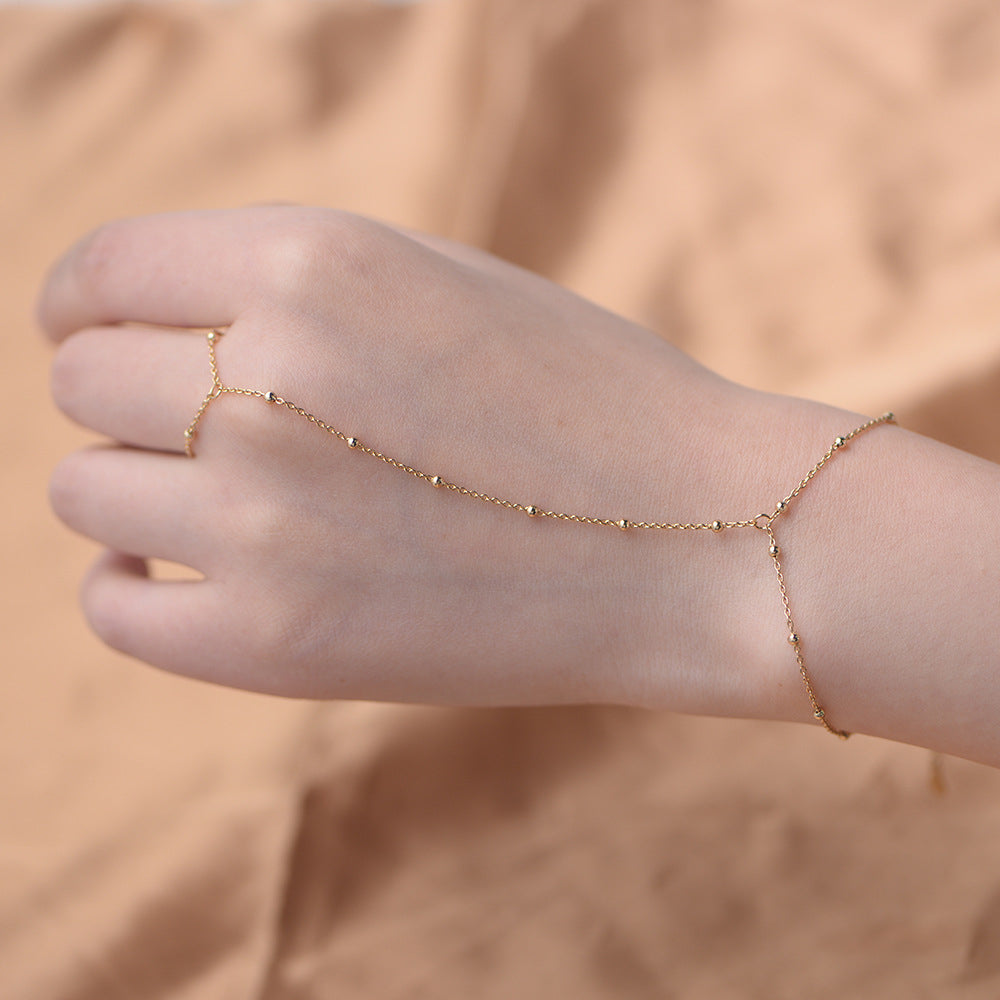 24K Gold Plated Hand Bracelet