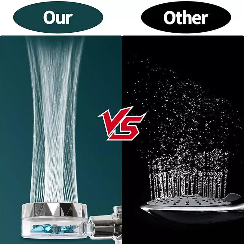 360 Degrees High Pressure Shower Head 5 Modes Adjustable Showerheads