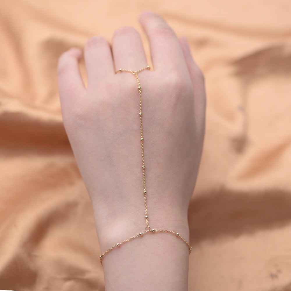 24K Gold Plated Hand Bracelet