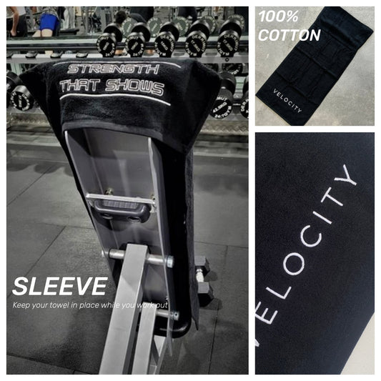 Gym Sports Towel With Zipper Pocket