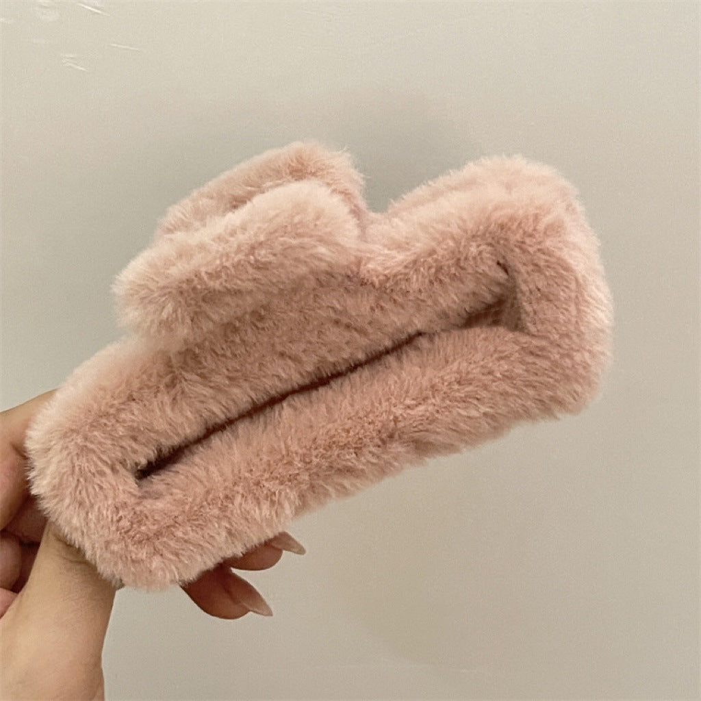 Fur Hair Clips Pack of 3