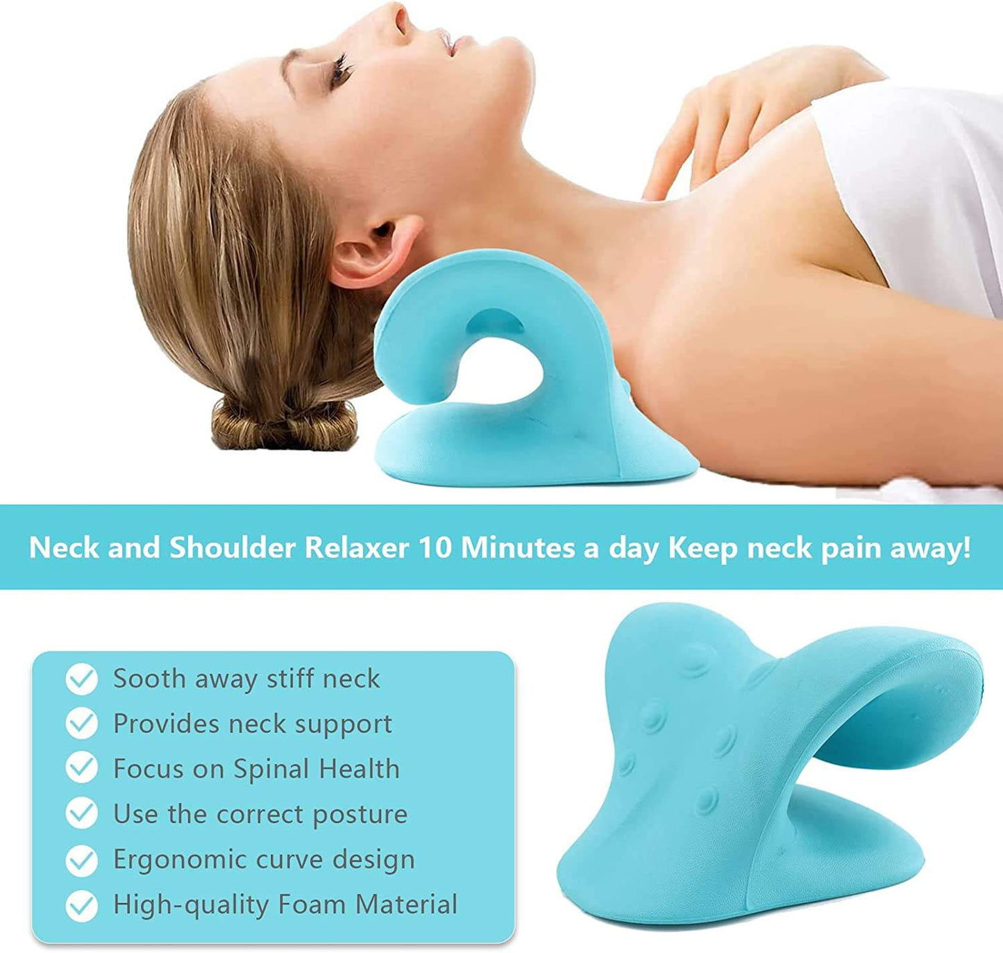 Neck Pain Relief Pillow & Posture corrector