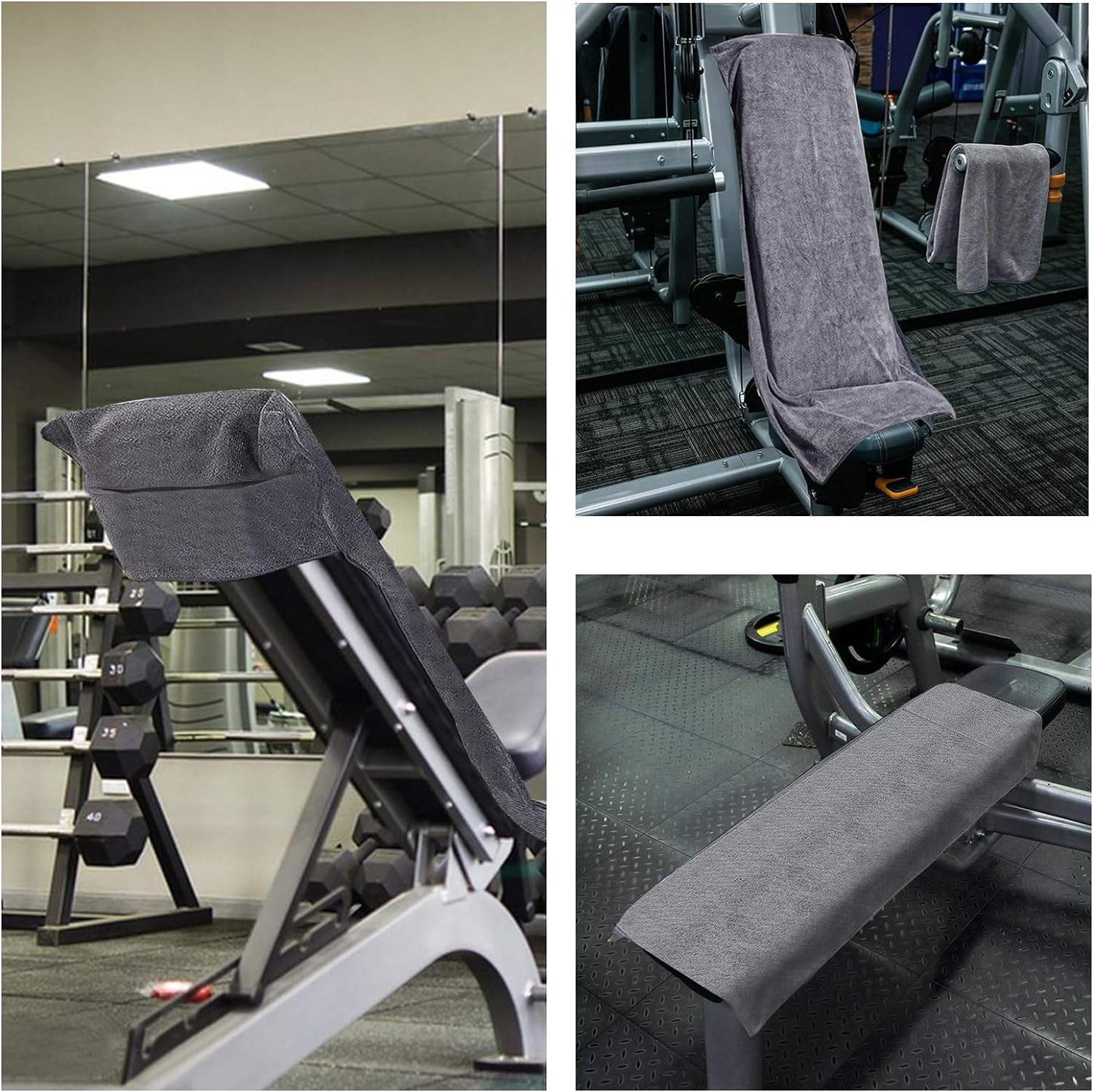 GYMDRY Premium Zippered Fitness Towel