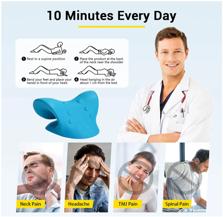Neck Pain Relief Pillow & Posture corrector