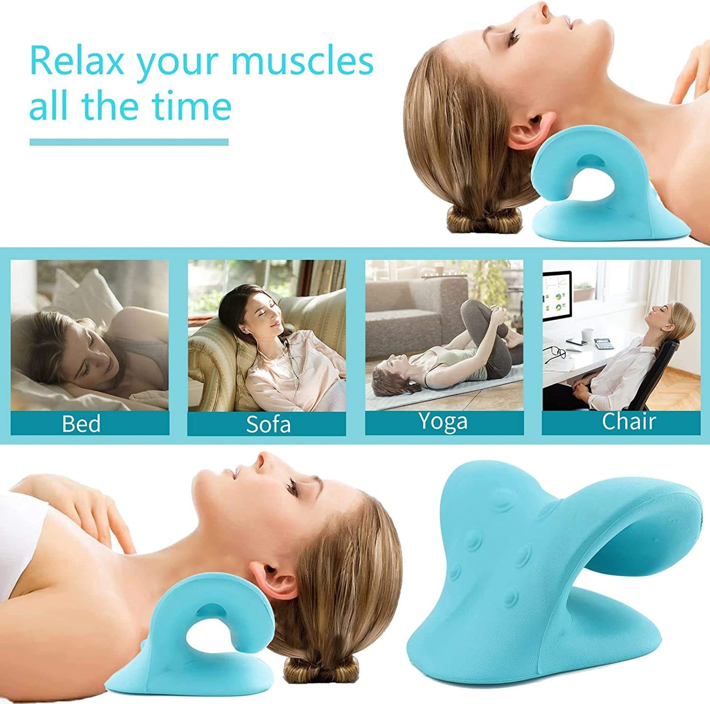 Neck Pain Relief Pillow & Posture corrector