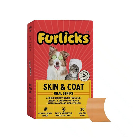 Furlicks Skin & Coat Oral Supplement for Dogs & Cats ( pack of 20 ) Free Delivery All Pakistan