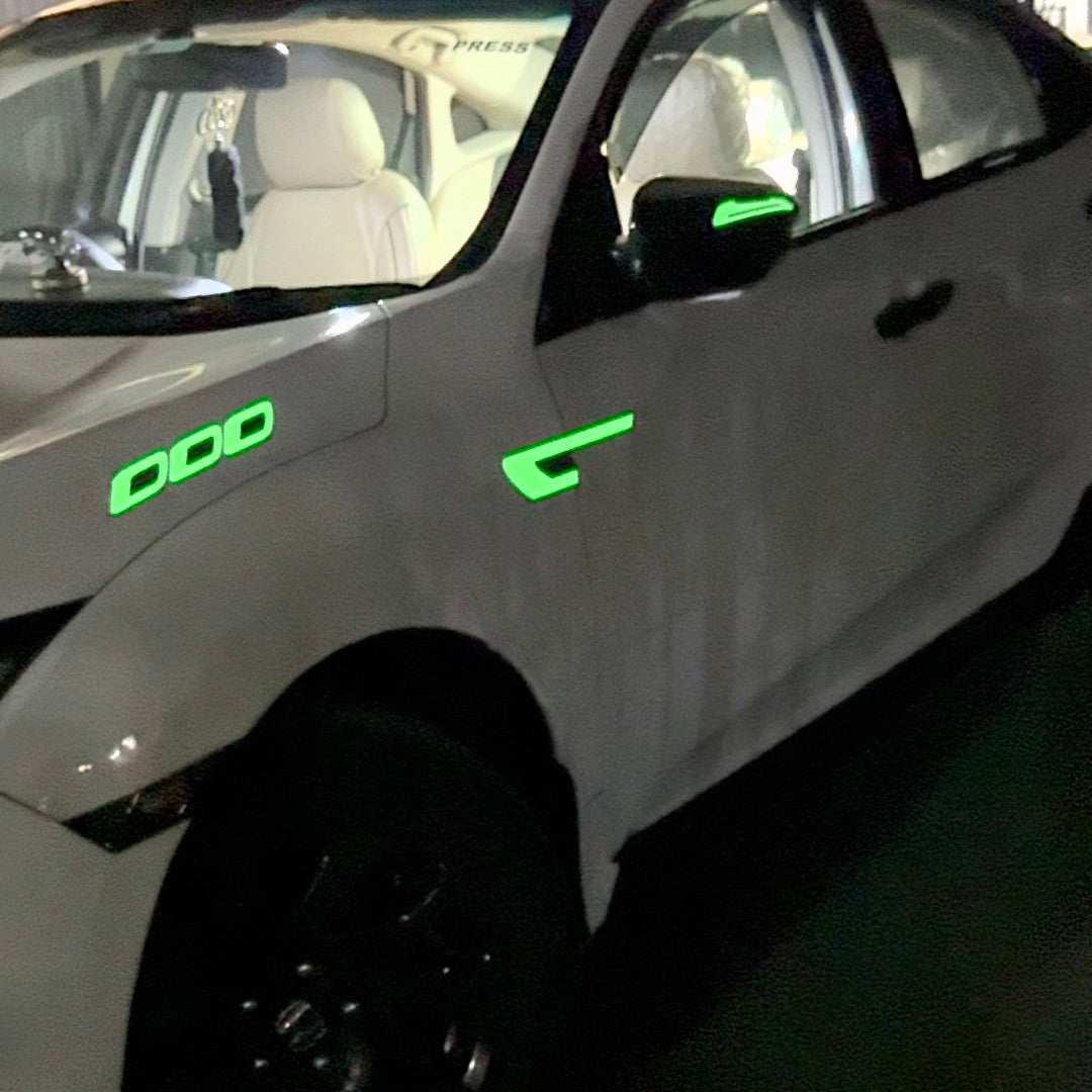 Reflective Car Door Bumper Stickers